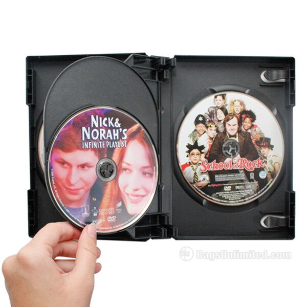 VERSAPak� 4 DVD Case - BLACK Case a